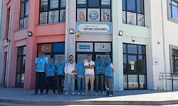Kamu yararına çalışma yükümlüleri okulları boyayıp temizledi