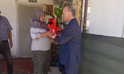 Orman şehidi Tolunay Kocaman'ın ailesine anlamlı ziyaret