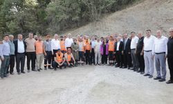 Kara yolunda yürütülen çalışmalar yerinde incelendi