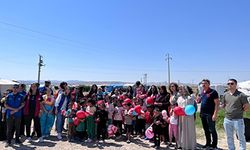 Mevsimlik işçilerin çocukları unutulmaz bir gün yaşadı