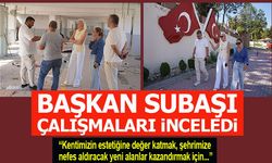 BAŞKAN SUBAŞI ÇALIŞMALARI İNCELEDİ