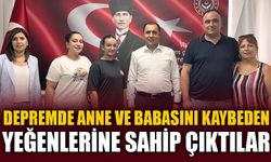 DEPREMDE ANNE VE BABASINI KAYBEDEN YEĞENLERİNE SAHİP ÇIKTILAR