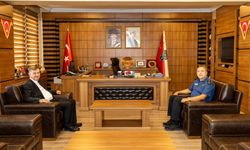 Emekli Olan Jandarma Komutanı Erbakıcı’dan Emniyet Müdürü Yılmaz’a Veda Ziyareti