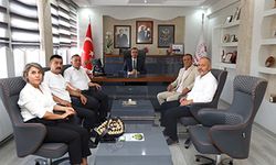 ZİRAAT ODASI VE DAMIZLIK KOYUN KEÇİ YETİŞTİRİCİLERİ BİRLİĞİ'NDEN İL MÜDÜRÜ AYVALIK'A ZİYARET