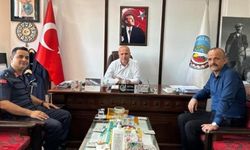 İlçe Jandarma Komutanı Soy, Belediye Başkanı Torun’u makamında ziyaret etti