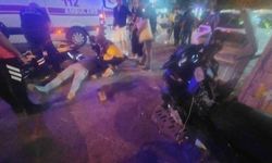 Kent merkezinde korkutan motosiklet kazası