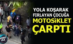 Bilecik'te yola koşarak fırlayan çocuğa motosiklet çarptı
