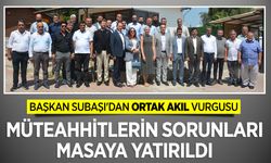 BİLECİK'TE MÜTEAHHİTLERİN SORUNLARI MASAYA YATIRILDI
