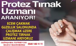ECEM ÇAKMAK GÜZELLİK SALONU PROTEZ TIRNAK UZMANI ARANIYOR