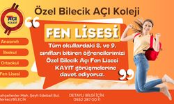 AÇI KOLEJİ FEN LİSESİ KAYITLARI BAŞLADI