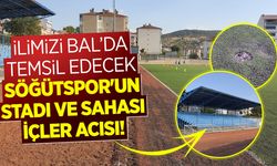 Söğütspor'un stadı ve sahası içler acısı