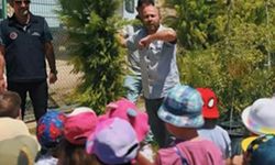 Çocuk sosyal tesisleri öğrencileri sera alanını gezdi