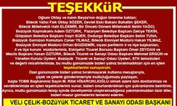 TEŞEKKÜR