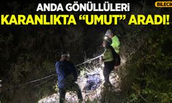 Bilecik'te ANDA Gönüllüleri Karanlıkta "Umut" Aradı!