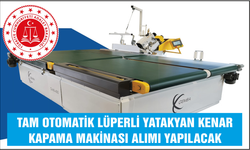 TAM OTOMATİK LÜPERLİ YATAK YAN KENAR KAPAMA MAKİNASI