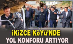 İKİZCE KÖYÜ'DE YOL KONFORU ARTIYOR