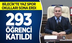 Bilecik’te yaz spor okullarına 293 öğrenci katıldı