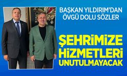 Başkan Yıldırım: ''Şehrimize Hizmetleri Unutulmayacak''