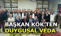 Başkan Kök'ten Duygusal Veda