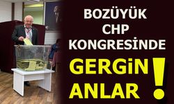 BOZÜYÜK CHP KONGRESİNDE GERGİN ANLAR!