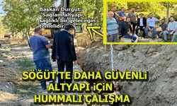 Söğüt’te Daha Güvenli Altyapı İçin Hummalı Çalışma