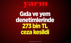 Gıda ve yem denetimlerinde 273 bin TL ceza kesildi