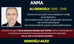 Dedeoğlu Ailesi anma