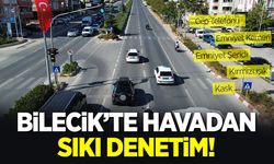 Bilecik’te Trafik Güvenliği İçin Drone Destekli Denetimler Sürüyor