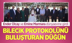 Bilecik protokolünü buluşturan düğün