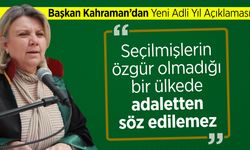 Başkan Kahraman'dan yeni adli yıl açıklaması