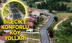 Bilecik’e konforlu köy yolları