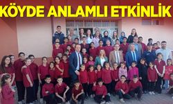 Köyde anlamlı etkinlik