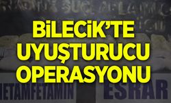 Bilecik'te uyuşturucu operasyonu