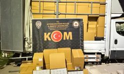 Polis 4 milyona yakın sahte bandrollü makaron ele geçirdi