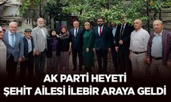 AK Parti heyeti şehit ailesi ile bir araya geldi