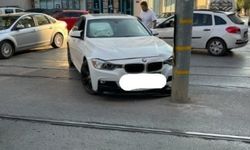 Trafik kazası tramvay seferlerini aksattı