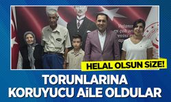 Torunlarına koruyucu aile oldular