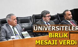 Üniversiteler Birlik Mesajı Verdi