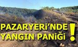 PAZARYERİ'NDE YANGIN PANİĞİ!