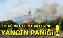 ERTUĞRULGAZİ MAHALLESİ'NDE YANGIN PANİĞİ!