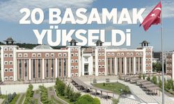 20 basamak yükseldi