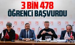 3 bin 478 Öğrenci Başvurdu
