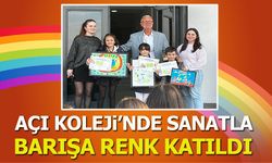 Açı Koleji’nde Sanatla Barışa Renk Katıldı