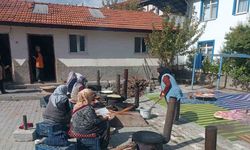 Hisarcık’ta kadınlar Gazze için seferber oldu