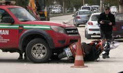 Kütahya’da pikap ile motosiklet çarpıştı: 1 yaralı