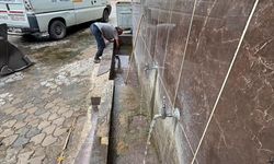 Bayırköy’de çeşme ve çevresi temizlendi