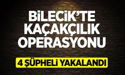 Bilecik’te Kaçakçılık Operasyonu: 4 Şüpheli Gözaltında