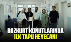 Bozkurt Konutlarında İlk Tapu Heyecanı