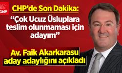 AV. FAİK AKARKARASU MİLLETVEKİLİ ADAY ADAYLIĞINI AÇIKLADI