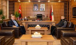 Kaymakam Öztürk’ten  Emniyet Müdürü Şener’e Ziyaret